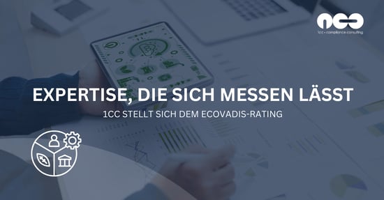Nachhaltigkeit mit Substanz: 1cc stellt sich dem EcoVadis-Rating