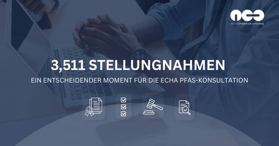 ECHA-PFAS-Konsultation erhält über 3.500 Stellungnahmen