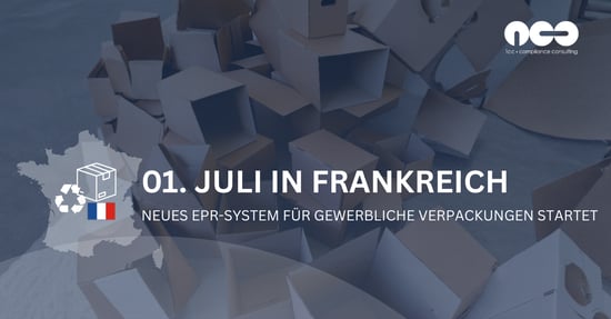 Neuer EPR-Bereich für gewerbliche Verpackungen startet am 1. Juli in Frankreich