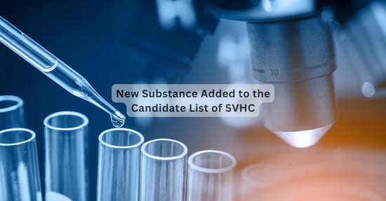 ECHA adds one new substance to the Candidate List of SVHCs